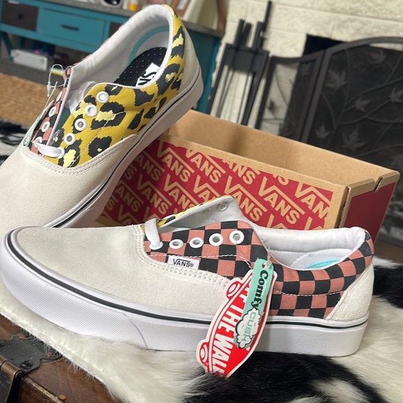 Vans Comfycush Era  Leopard Checkered M 8.5 W 10 - Picture 2 of 7